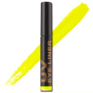Neon yellow glow in the dark UV eyeliner
